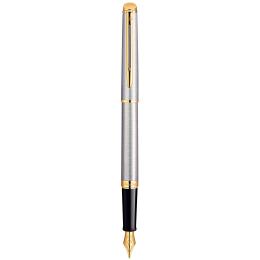 Ручка перова Waterman HEMISPHERE Stainless Steel GT FP F