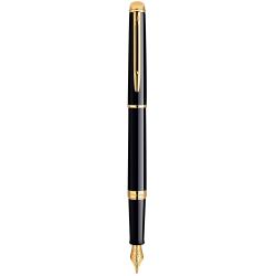 Ручка перова Waterman HEMISPHERE Black Lacquer GT FP F