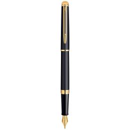 Ручка перова Waterman HEMISPHERE Mаtte Black GT FP F