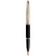 Ручка перова Waterman CARENE Deluxe Black/silver FP18 F