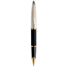 Ручка роллерная Waterman CARENE Deluxe Black/silver RB