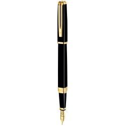 Ручка перьевая Waterman EXCEPTION Slim Black GT FP18 F