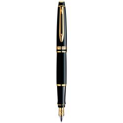 Ручка перьевая Waterman EXPERT Black GT FP F