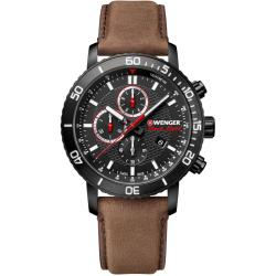Чоловічий годинник Wenger ROADSTER Black Night Chrono W01.1843.107