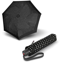 Зонт механический Knirps T.050 Medium Manual/Bolero Black/Ecru Kn95 3050 4933