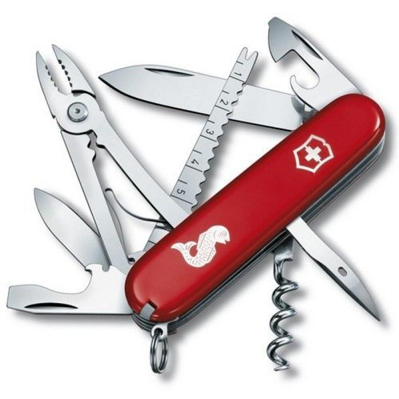 Швейцарський складаний ніж 91мм Victorinox ANGLER 1.3653.72