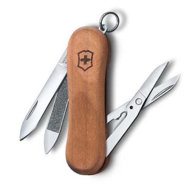 Швейцарський складаний ніж 65мм Victorinox EVOWOOD 81 0.6421.63