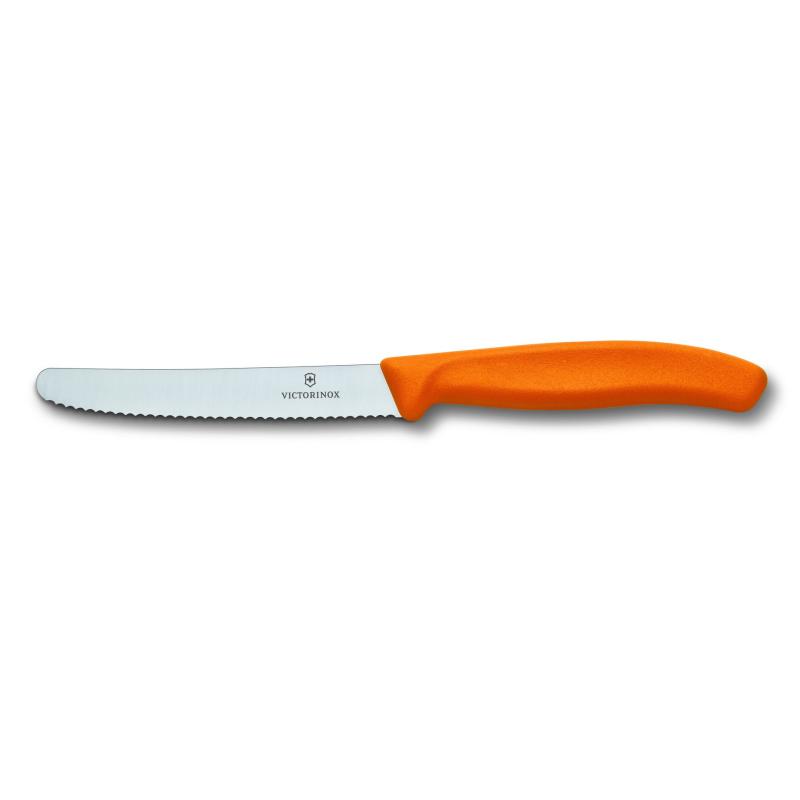 Ніж серейторний 11 см Victorinox SWISS CLASSIC Tomato Sausage 6.7836.L119