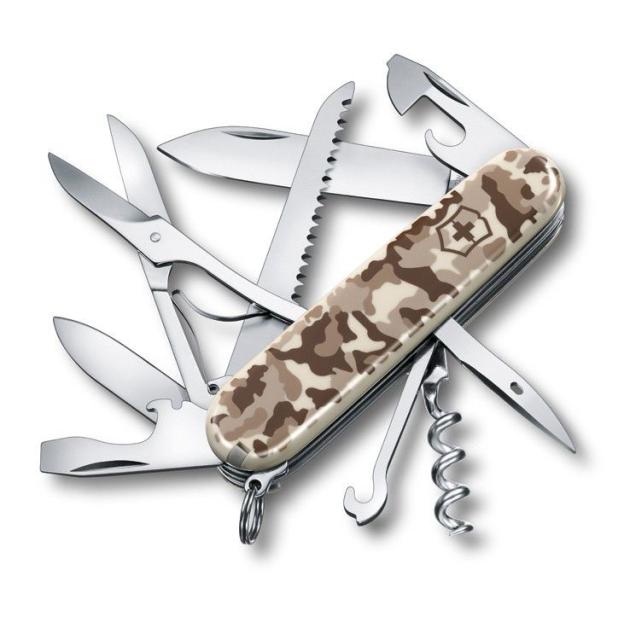 Швейцарський складаний ніж 91мм Victorinox HUNTSMAN 1.3713.941