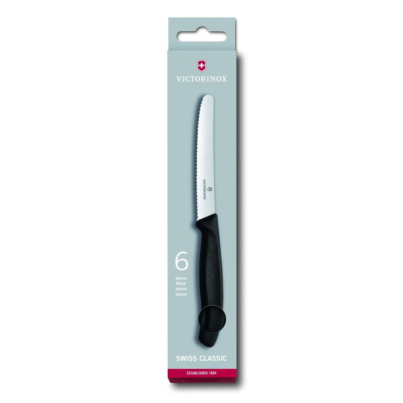 Набір ножів (6 шт) Victorinox SWISS CLASSIC Tomato Sausage Set 6.7833.6