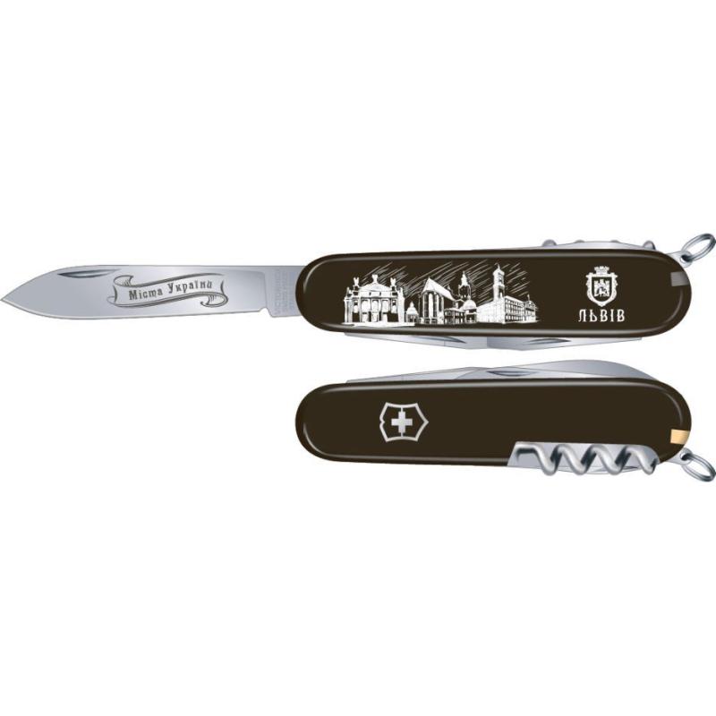 Швейцарський складаний ніж 91мм Victorinox SPARTAN CITY 3D Львів 1.3603.3_M0310d