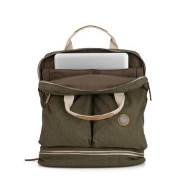 Сумка-рюкзак для ноутбука 17″ Kipling KOMORI M Urban Khaki (23U)