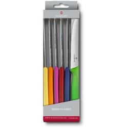 Набір ножів (6 шт) Victorinox SWISS CLASSIC Tomato&Sausage Set 6.7839.6G