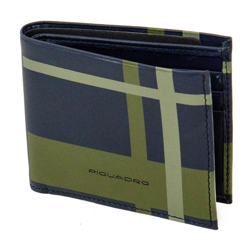 Портмоне Piquadro TAG CheckBlue PU3891TAGR_CHECKBLU