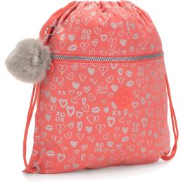 Рюкзак (сумка для обуви) Kipling SUPERTABOO Hearty Pink Met (83S)