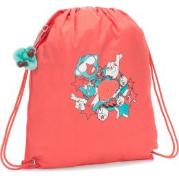 Рюкзак (сумка для обуви) Kipling SUPERTABOO LIGHT Peachy Pink Fun (78Y)