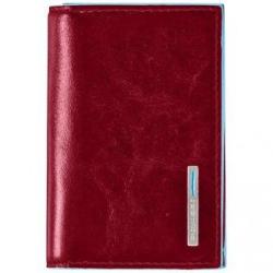 Візитниця на кнопці Piquadro BLUE SQUARE (B2) Red PP1899B2_R