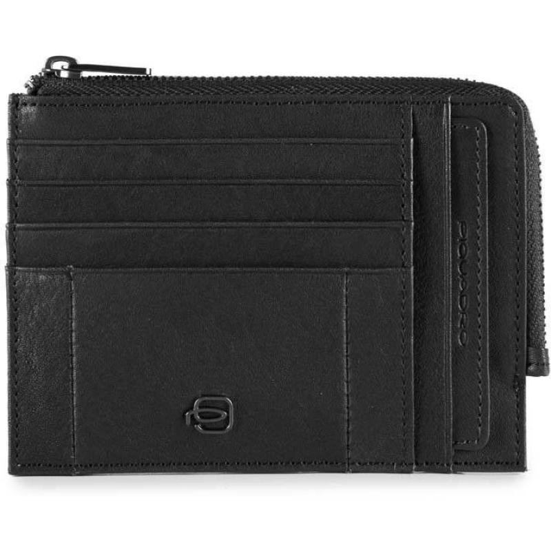 Картхолдер з монетницею Piquadro BRIEF Black PU1243BRR_N