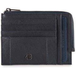 Картхолдер з монетницею Piquadro BRIEF Blue PU1243BRR_BLU
