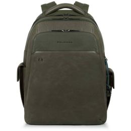 Рюкзак для ноутбука 15″ Piquadro BLACK SQUARE (B3) Green CA3444B3BM_VE
