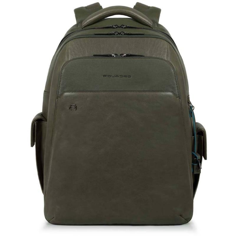 Рюкзак для ноутбука 15 Piquadro BLACK SQUARE (B3) Green CA3444B3BM_VE