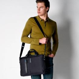 Сумка для ноутбука 15.6″ Piquadro PULSE (P16) ChevronBrown CA3347P16_CHEVTM