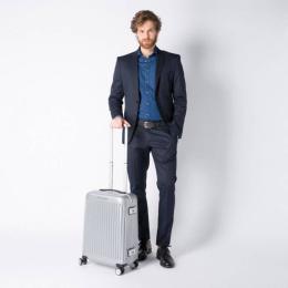 Валіза Piquadro Relyght (PC) Grey-Black BV4425PC2P_GRN (Маленька)