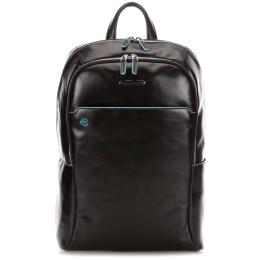 Рюкзак для ноутбука 15,6″ Piquadro BLUE SQUARE (B2) Black CA4762B2_N