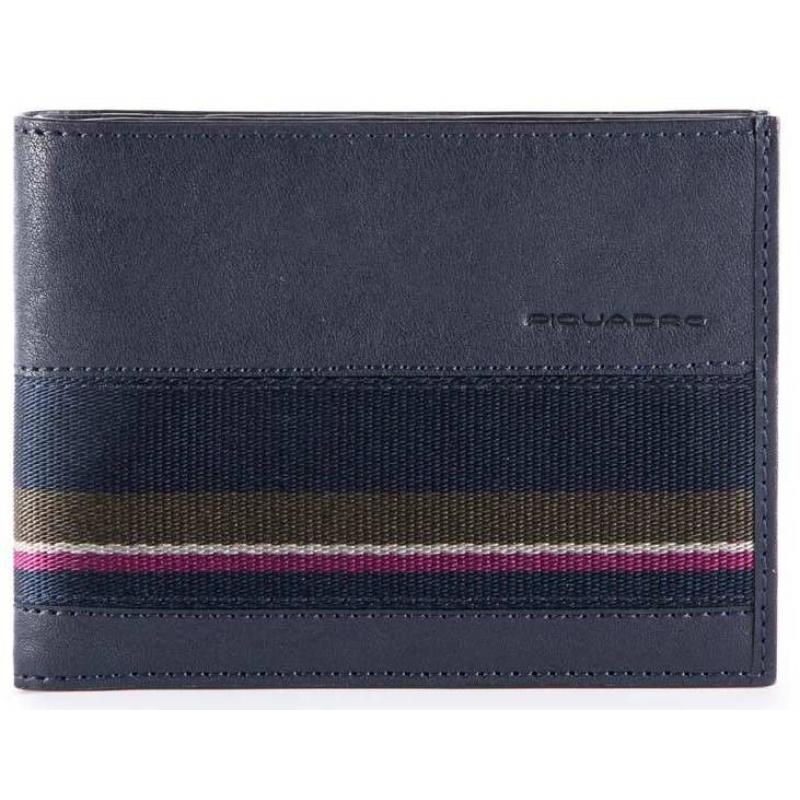 Портмоне Piquadro BLACK SQUARE (B3S) Night Blue PU1241B3SR_BLU3