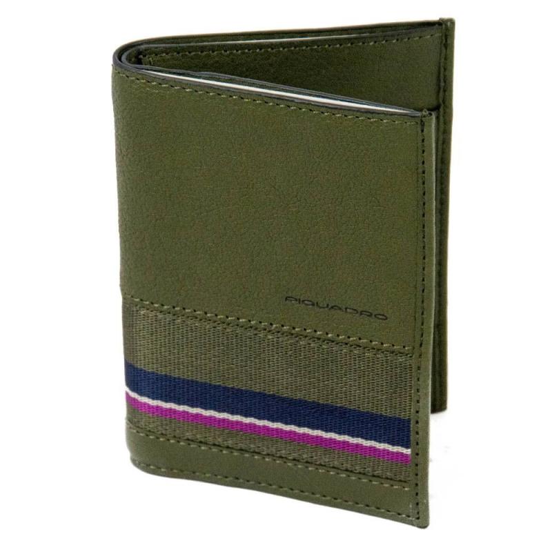 Портмоне Piquadro BLACK SQUARE (B3S) Green PU1393B3SR_VE