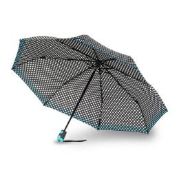Парасолька-автомат Knirps E.200 Medium Duomatic/Ping Pong Blue Kn95 1200 8270