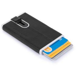 Картхолдер Piquadro BLACK SQUARE (B3) Black PP4825B3R_N