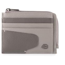Картхолдер з монетницею Piquadro AKRON (AO) Grey PP4822AOR_GR