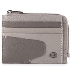 Картхолдер с монетницей Piquadro AKRON (AO) Grey PP4822AOR_GR