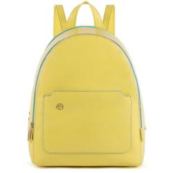 Рюкзак з відділенням для iPad Piquadro BLUE SQUARE (B2) L.Yellow CA4327B2_G6