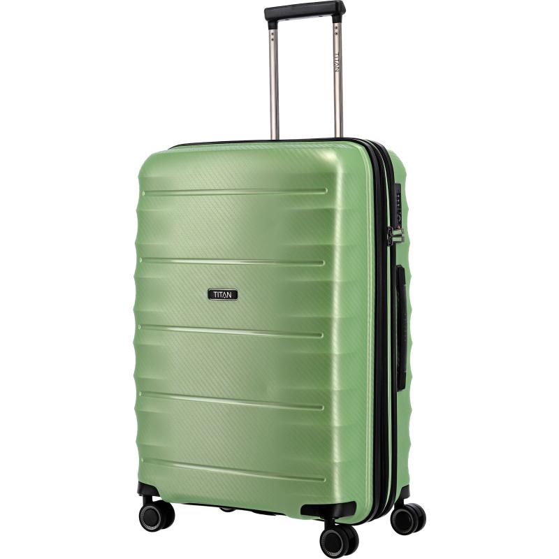 Валіза Titan HIGHLIGHT/Green Metallic Ti842405-81 (Середня)