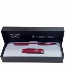 Подарунковий набір (Швейцарський складаний ніж та ручка) Victorinox 4.4401