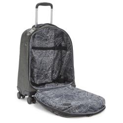 Валіза зі знімним рюкзаком Kipling INDULGE Black Peppery (78S) (Маленька)