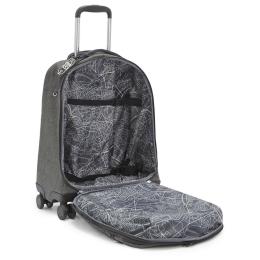 Валіза зі знімним рюкзаком Kipling INDULGE Black Peppery (78S) (Маленька)