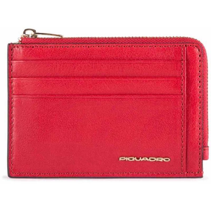 Картхолдер з монетницею Piquadro DAFNE (DF) Red PP4822DFR_R