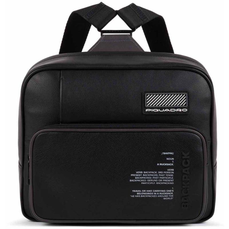 Рюкзак з відділенням для iPad Piquadro Ermes (W106) Black CA5149W106_N
