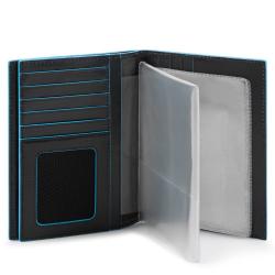 Обкладинка для паспорта Piquadro BLUE SQUARE (B2) Navy Blue PP5246B2R_BLU2