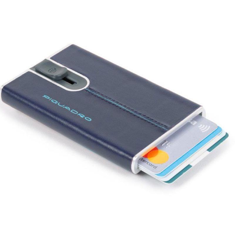 Картхолдер Piquadro BLUE SQUARE (B2) Navy Blue PP5358B2R_BLU2