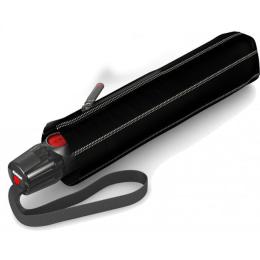 Парасолька-автомат Knirps T.200 Medium Duomatic/Gatsby Black Kn95 3201 4109