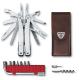 Мультитул Victorinox SWISSTOOL SPIRIT X PLUS 3.0235.L + коричневый кожаный чехол