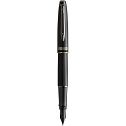 Ручка перова Waterman EXPERT Metallic Black Lacquer RT FP F