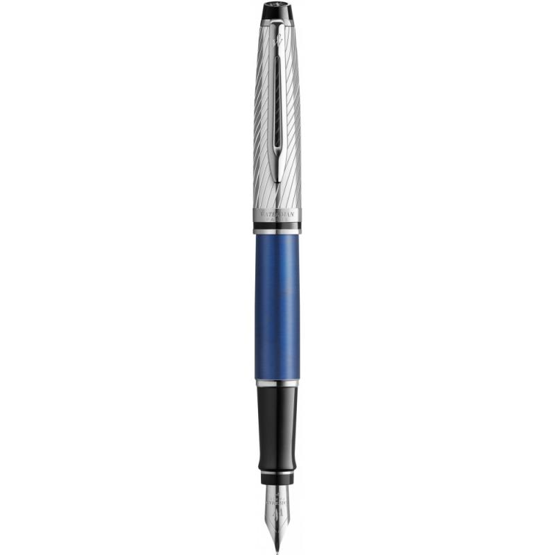 Ручка перова Waterman EXPERT Deluxe Metallic Blue CT FP F