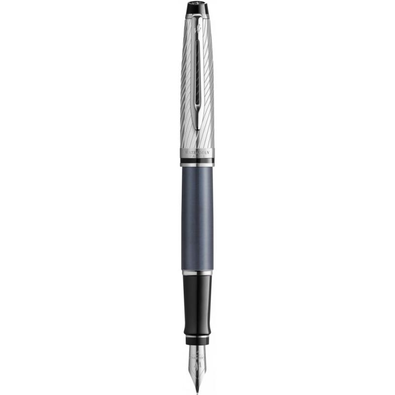 Ручка перова Waterman EXPERT Deluxe Metallic Stone Grey CT FP F