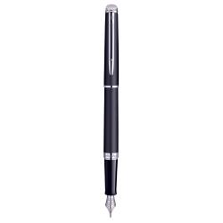 Ручка перова Waterman HEMISPHERE Matte Black CT FP F