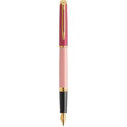 Ручка перова Waterman HEMISPHERE Color Blocking Pink GT FP F